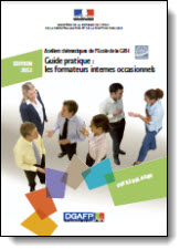 La couverture du guide pratique des formateurs internes occasionnels
