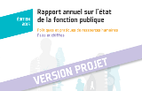 La couverture du Rapport annuel 2015 sur l'&eacute;tat de la fonction publique