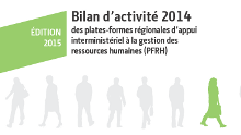 Couverture du bilan d'activit&eacute; 2014 de la PFRH