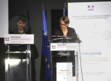 Marylise Lebranchu et Najat Vallaud-Belkacem &agrave; l'Universit&eacute; de Nanterre
