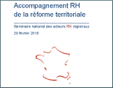 Accompagnement RH de la r&eacute;forme territoriale