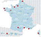 La carte de France des forums mobilit&eacute; en r&eacute;gion