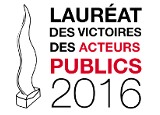 Le logo du Laur&eacute;at des Victoires des acteurs publics 2016