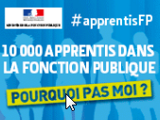 Encart promotionnelle pour la campagne Apprentis