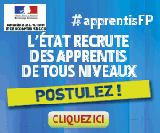 Affiche de la campagne en faveur du recrutement d'apprentis